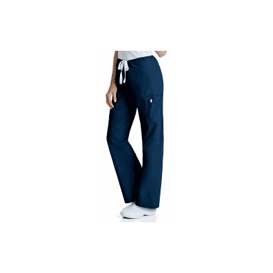 Pants, Cargo Flare Navy Tall Sm - - Landau U