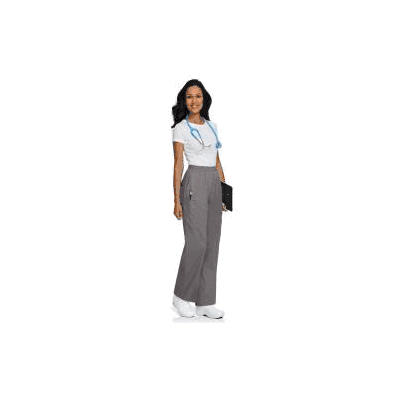 Pants, Cargo Womens Gry Med - - Landau Unifo