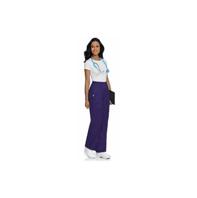 Pants, Scrub Fml Elas Cobalt Med - - Landau