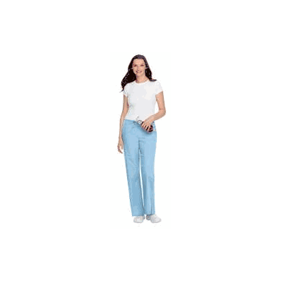 Pants, StafF Flare Leg Wmn Azure Med - - Lan