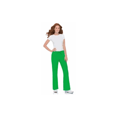 Pants, StafF Flare Leg Women Lucky Grn 2xlg -