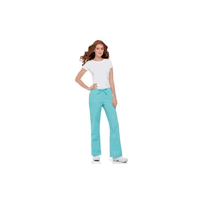 Pants, StafF Natural Flare Leg Aqua Pet Med -