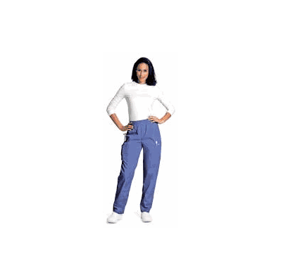 Pants, StafF Scrub Cargo Elas Ml SteEl Blu Lg