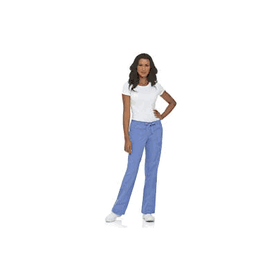 Pants, StafF Scrub Flair Leg Fml Tall Ceil Bl