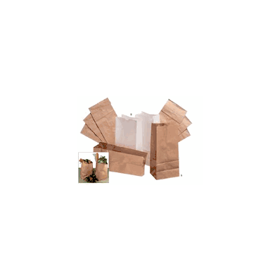 Paper Bag, 3-5/8" x 6" x 11-1/16", 6 lbs, #6