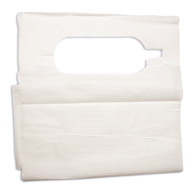 Paper/Poly Lap Bibs 16 x 33 inches, Overhead-