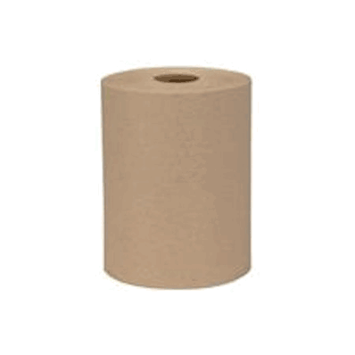 Paper Towel, 1-Ply, 7-7/8" x 800', color Brown