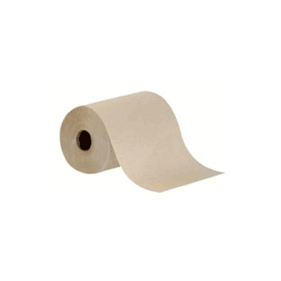 Paper Towel, 7-7/8" x 350' Hardwound Roll, color Brown