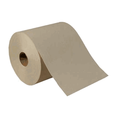 Paper Towel, 7-7/8" x 800' Hardwound Roll, color Brown