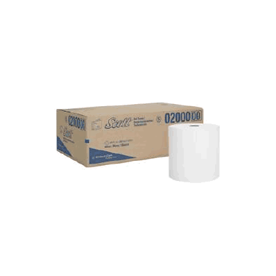 Paper Towel, 8" x 950' 1 Ply Hardwound Roll Paper