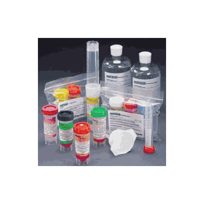 Parasitology Test Kit Container, 30 mL (1 oz.) Transparent with Screw Cap