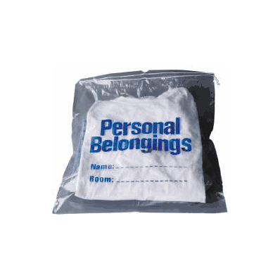 Patient Belongings Bag 17 X 20 Inch Clear - B