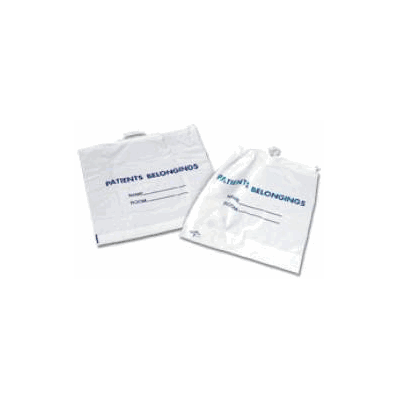 Patient Belongings Bag 18 X 20 Inch Polyethle