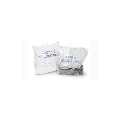 Patient Belongings Bag 19 X 20 Inch Polyethyl