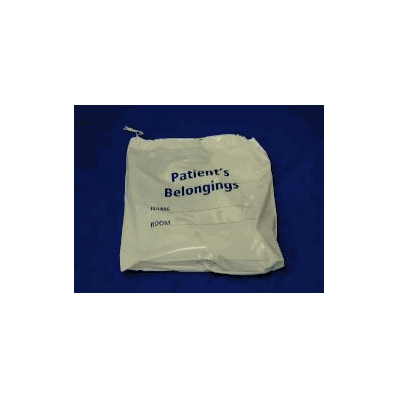 Patient Belongings Bag, 4"x20"x20"