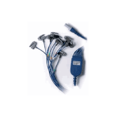 Patient Cable 25 Inch, 10 Lead, Pinch Connect