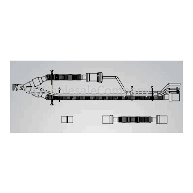 Patient circuit w/o PEEP, 15 mm SPU