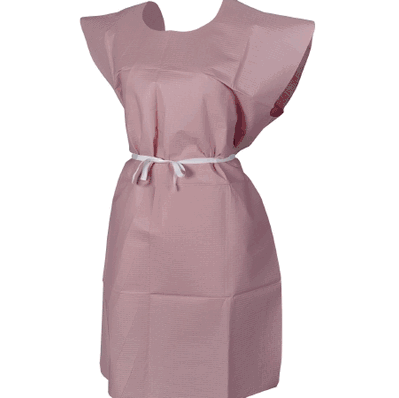 Patient Exam Gown, color MAUVE, 30" x 42"
