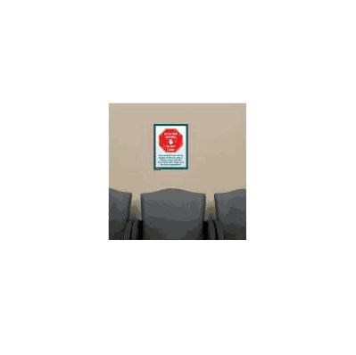 Patient Information Sign Attention Drivers Do