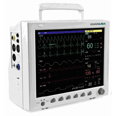 Patient Monitor, 10" TFT Screen Display, Monitor Vitals