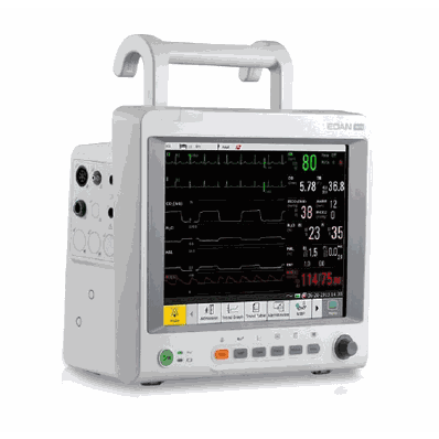 Patient Monitor, 12" TFT Screen Display, Monitor Vitals