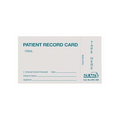 Patient Record Cards By Sps Medical - Card, P
