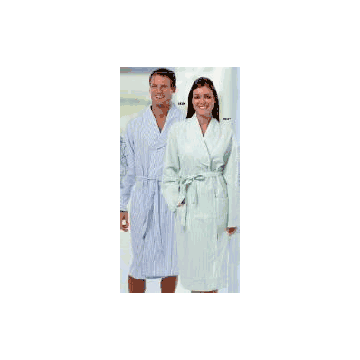 Patient Robe Unisex X-large Green Stripe - Ro