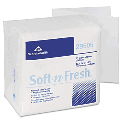 Patient Wipe, 13" x 12.5" Unscented
