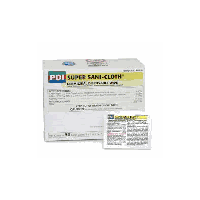 PDI#H04082 Surface Disinfectant, 5" X 8", Individual Pack
