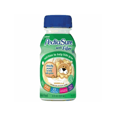 Pediasure W/Fiber, Vanilla, 8oz Bottle - Medl
