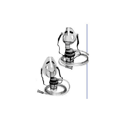 Pediatric mask with nebulizer and 7' tubing