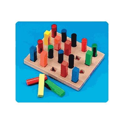 Pegboard, Round / Square Pegs