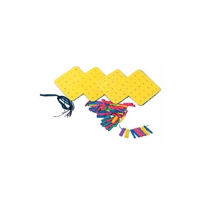 Pegboard Set - Peg Board, W/Jumbo Pegs - Sam