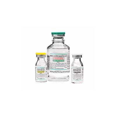 Penicillin, 10 Vials Single Dose Injection, 1 Gram Nafcillin Sodium