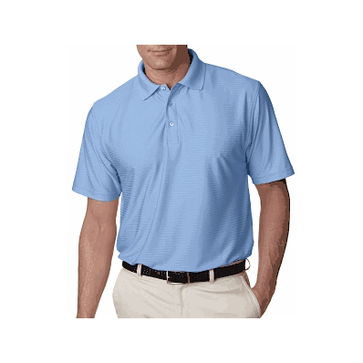 Perf Polo Carolinbl 3x Horizontal Stripe - Me