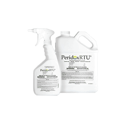 PeridoxRTU Surface Disinfectant Cleaner, 1 Gallon Liquid Jug Manual Pour, Acetic Acid / Hydrogen Peroxide / Peracetic Acid, Vinegar Scent, Sterile