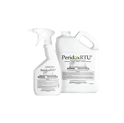 PeridoxRTU Surface Disinfectant Cleaner, 1 Gallon Liquid Jug Manual Pour, Hydrogen Peroxide, Vinegar Scent, NonSterile