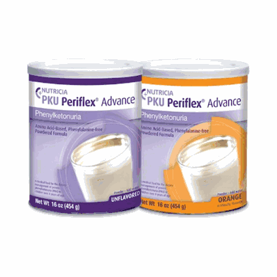 Periflex Advance Orange PKU Oral Supplement, 454 Gram, 385 Calories