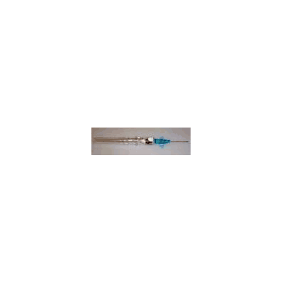 Peripheral IV Catheter, Winged Hub, 16 ga x 1.77" (1.7 mm x 45 mm) Gray