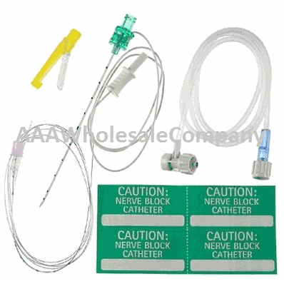 Peripheral Nerve Block Needle, 18 ga x 4" Continuous