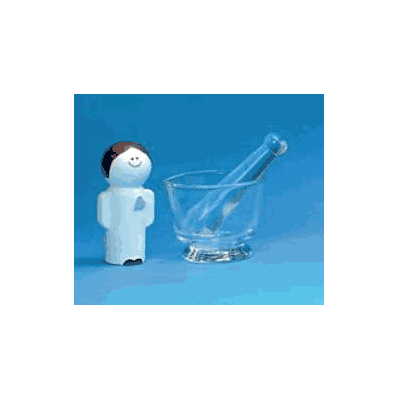 Pestle 2 Oz., Clear, Flint Glass - Pestle, Fl