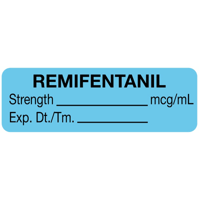Pharmacy Label Barkley Anesthesia Label Remi