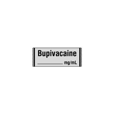 Pharmacy Label Anesthesia Label Bupivacaine /