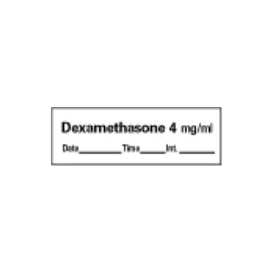 Pharmacy Label Anesthesia Label Dexamethasone