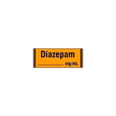 Pharmacy Label Anesthesia Label Diazepam / __