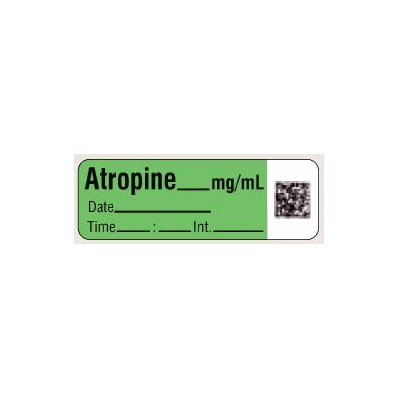 Pharmacy Label Anesthesia Label Ephedrine 50m