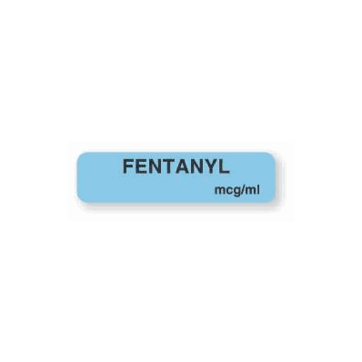 Pharmacy Label Anesthesia Label Fentanyl Mcg/