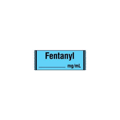 Pharmacy Label Anesthesia Label Fentanyl / __