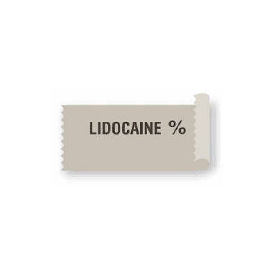 Pharmacy Label Anesthesia Label Lidocaine % G