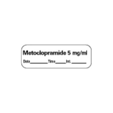 Pharmacy Label Anesthesia Label Metoclopramid